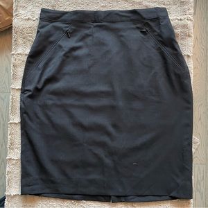 Club Monaco Black Pencil Skirt. Size 6